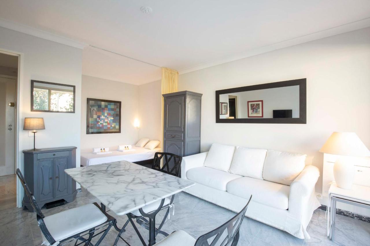 Chez J-P - 100M Beach 2-4Pers Terrace Sea View Pool Garage Antibes Esterno foto
