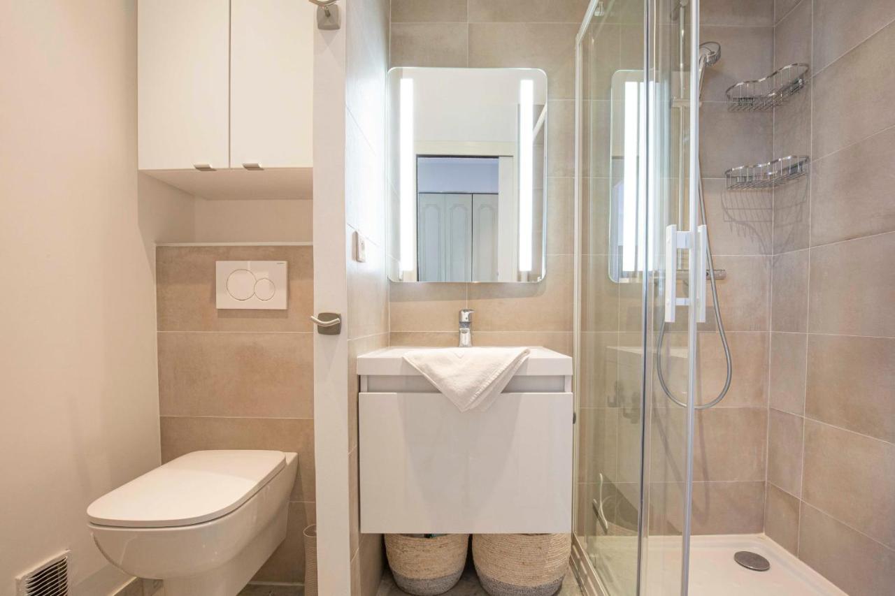 Chez J-P - 100M Beach 2-4Pers Terrace Sea View Pool Garage Antibes Esterno foto
