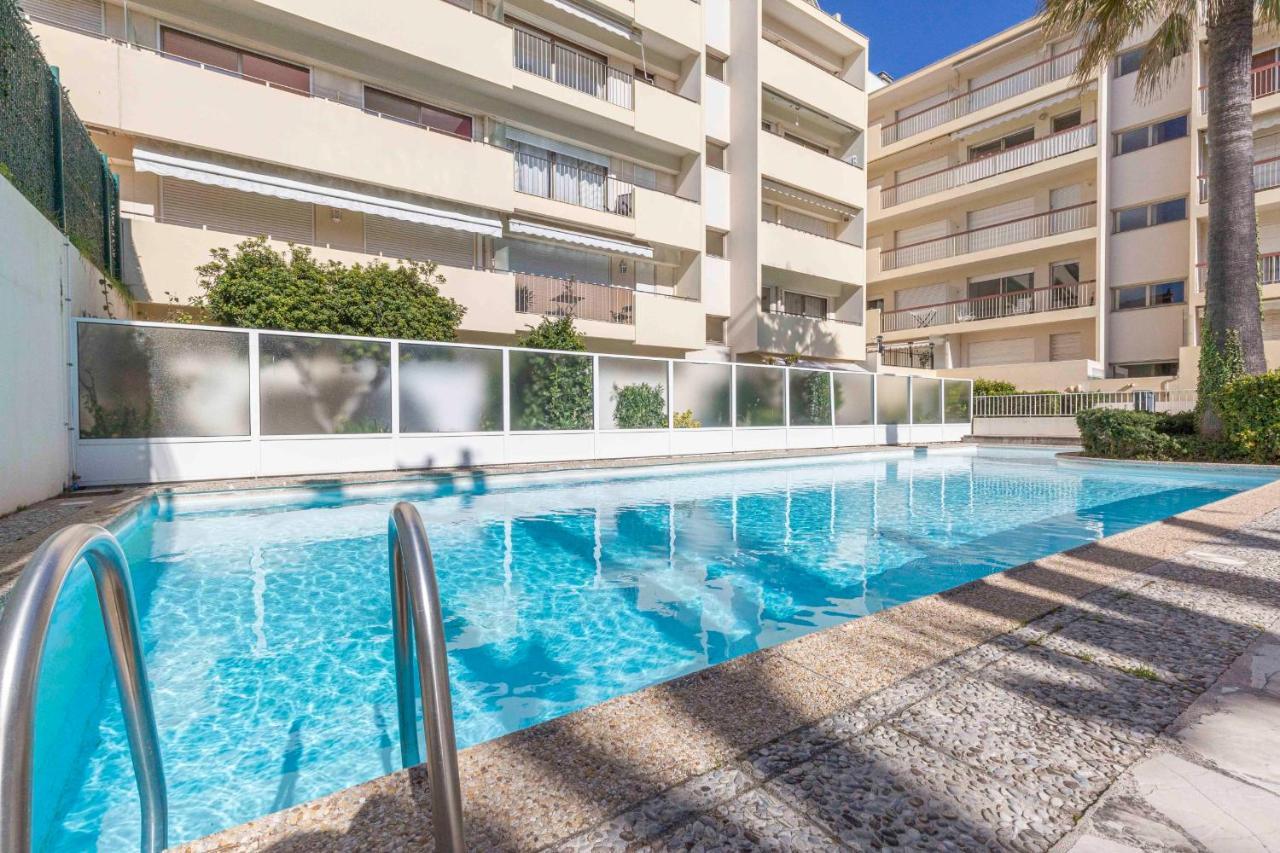 Chez J-P - 100M Beach 2-4Pers Terrace Sea View Pool Garage Antibes Esterno foto